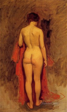 裸の立ちポートレート フランク・デュベネック Oil Paintings